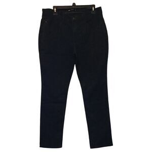 Lee Blue and Black Design Straight Leg Jeans Classic Style Size 14M